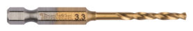 Metalliporanterä 3.3mm HSS-TIN 1/4" Makita