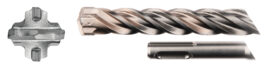SDS-PLUS 20 x 250 mm, 4-leikkuinen Nemesis2 poranterä