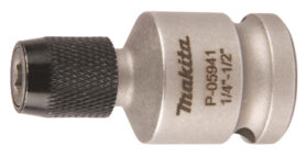 Bitsiadapteri lukittava 1/2"-1/4" Makita