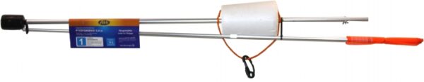 Pyydysmerkki 2-lippua alumiini 2.4m - Image 2