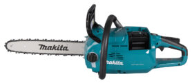 Makita Ketjusaha XGT UC011GT101 5,0Ah akulla ja latauslaitteella