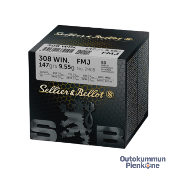 S&B .308Win FMJ 9.55g bulk