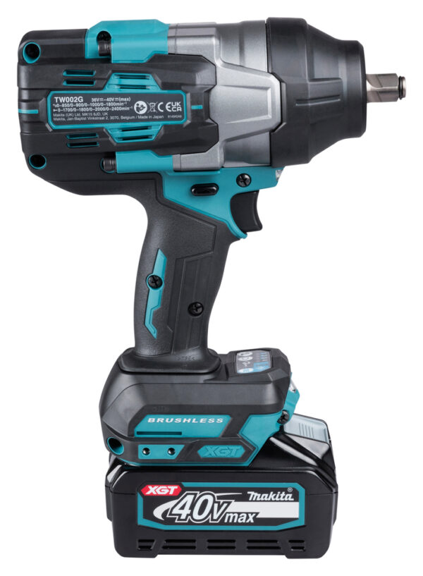 Makita TW002GZ iskevä mutterinväännin, 2,5Ah XGT akku kaupan päälle! - Image 5