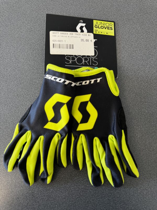 Scott 350 Track kids ajohanskat, musta/keltainen, koko S