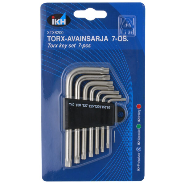 IKH Torx-avainsarja 7-os. keskireiällä XTX8200